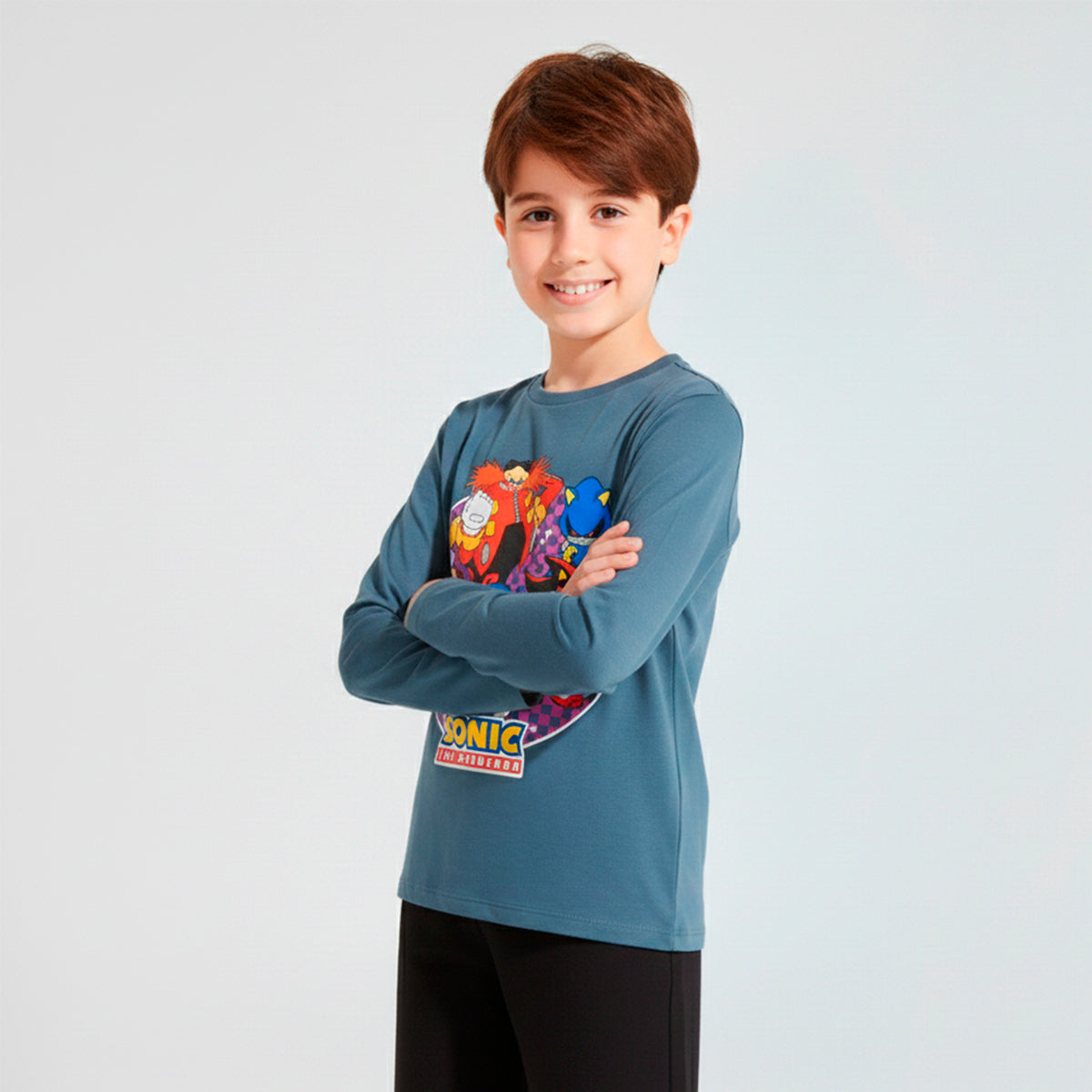 T-Shirt manga larga niño juvenil