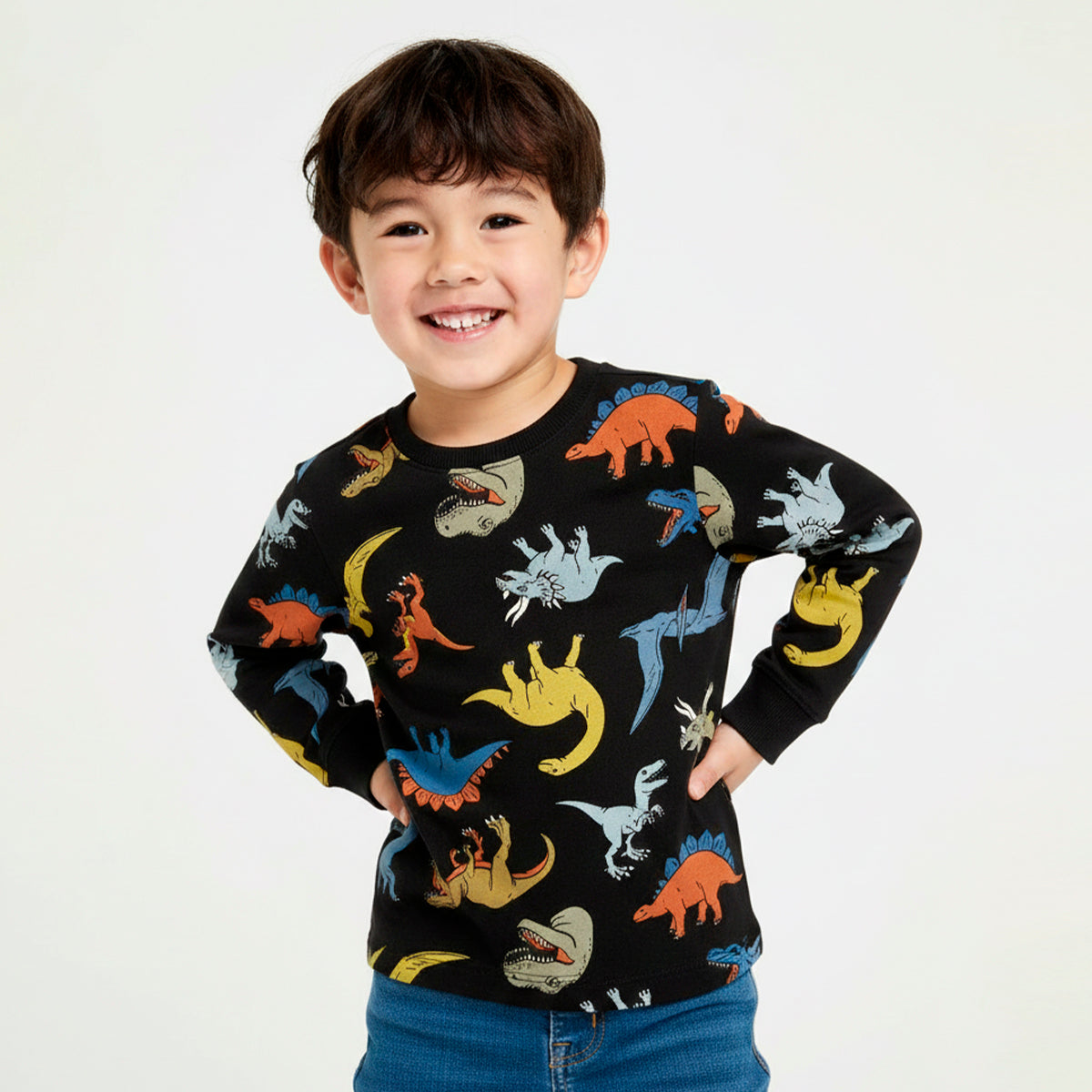 T-Shirt manga larga bebé niño