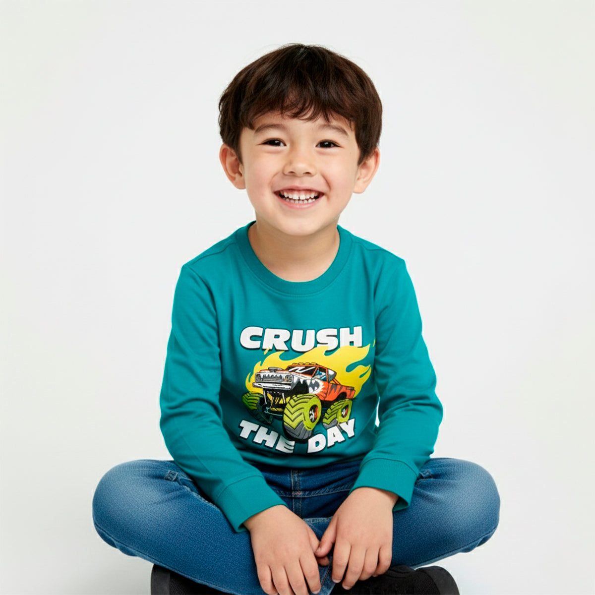 T-Shirt manga larga bebé niño