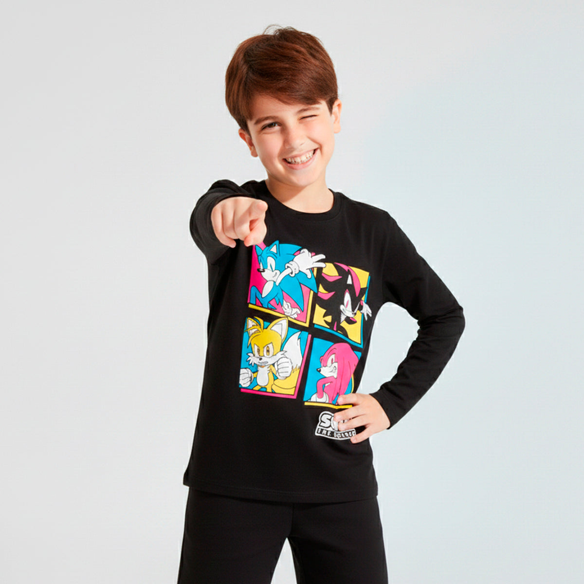 T-Shirt manga larga niño juvenil