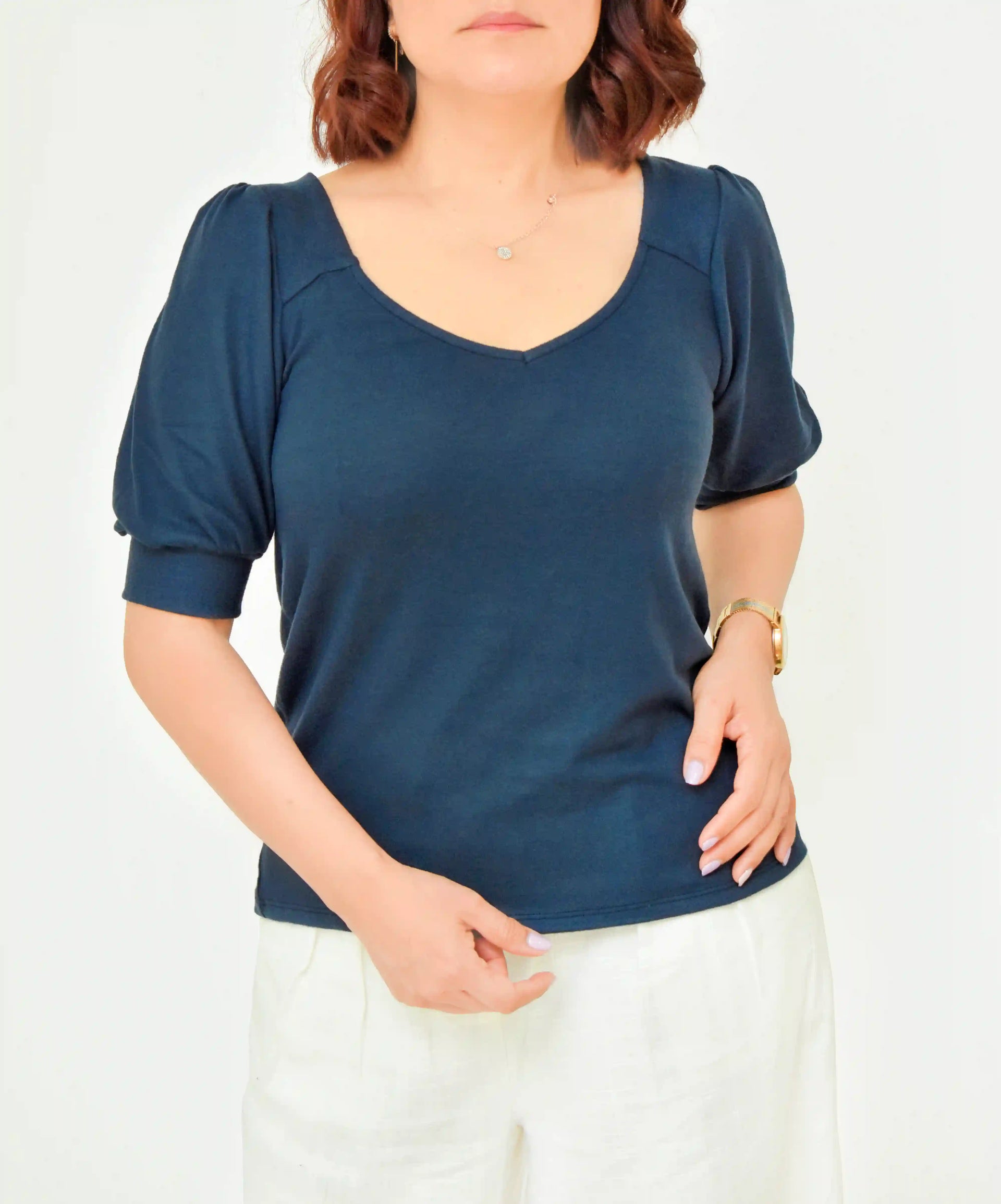 Blusa manga princesa
