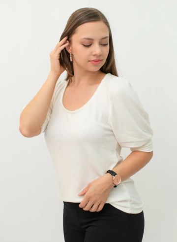 Blusa manga princesa