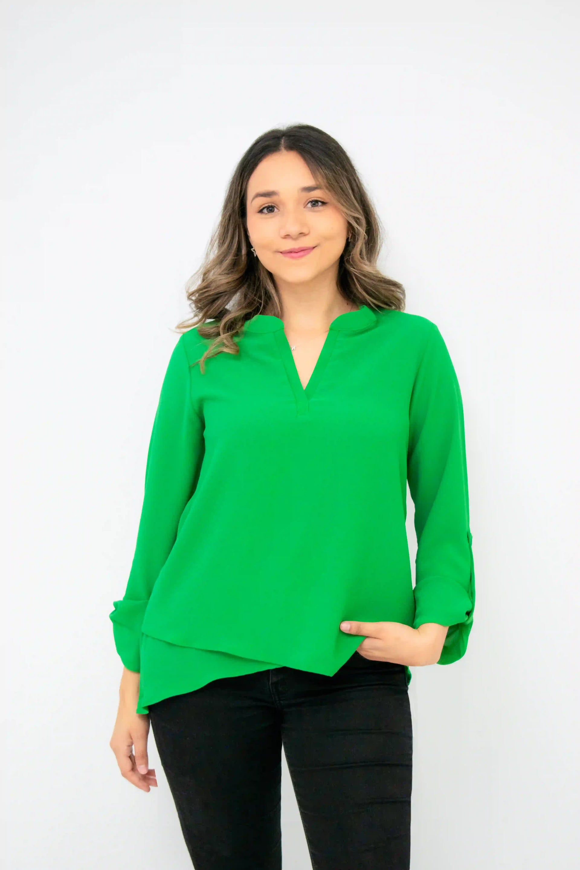 Blusa fashion style manga 3/4