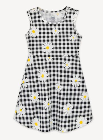 Vestido niña juvenil blanco Margaritas