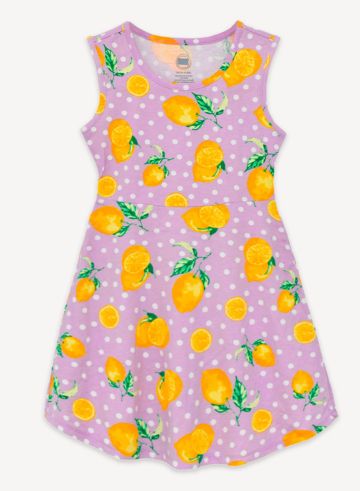 Vestido niña juvenil lila Naranjas