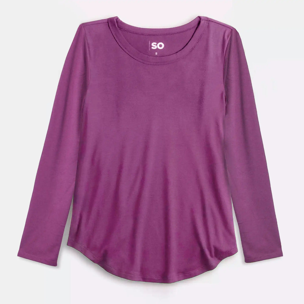 Blusa Lady manga larga cuello Redondo