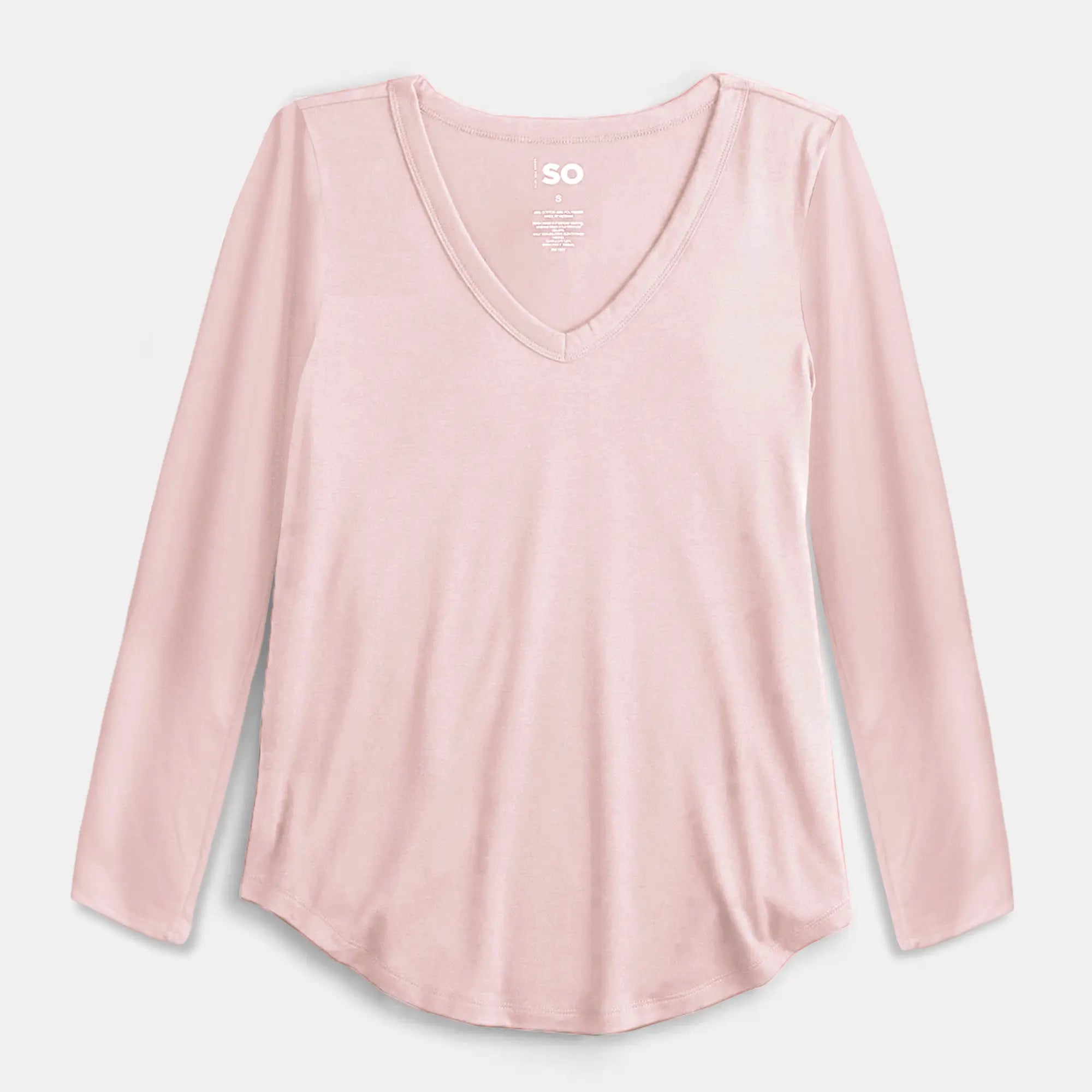 Blusa Lady manga larga cuello V