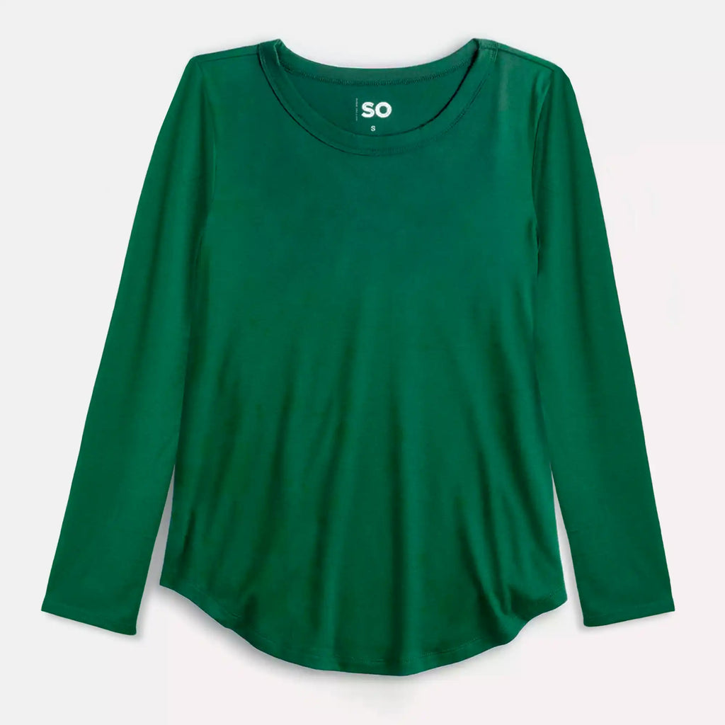 Blusa Lady manga larga cuello Redondo