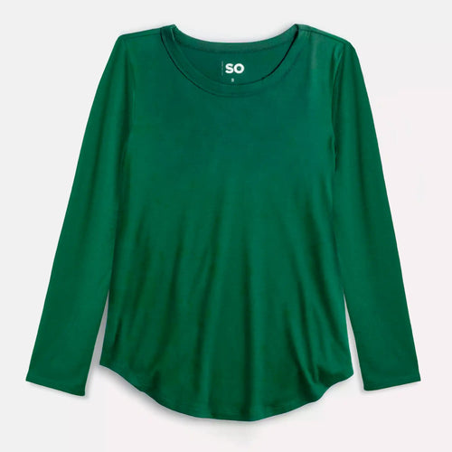 Blusa Lady manga larga cuello Redondo